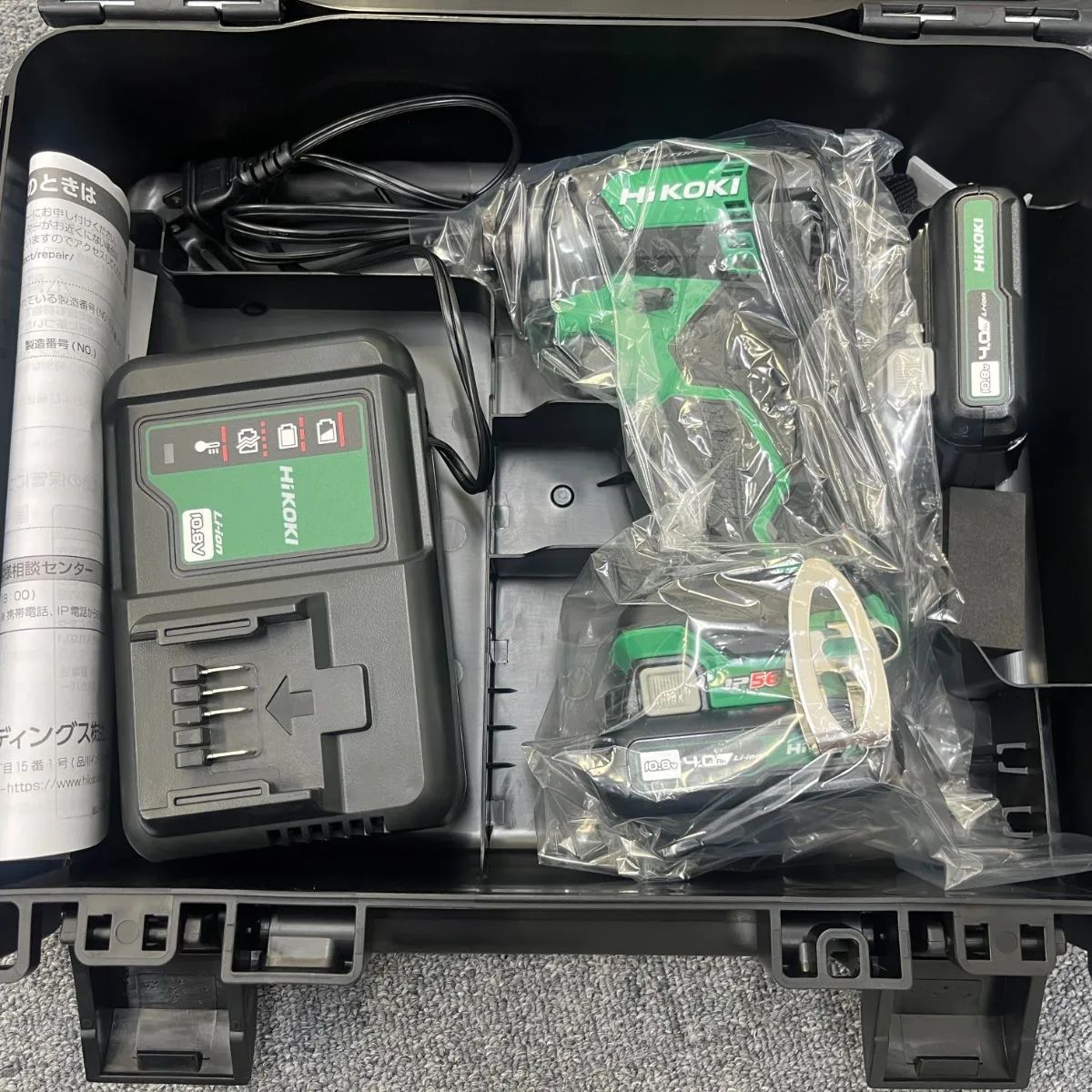 HiKOKI ハイコーキ 10.8V コードレスインパクトドライバ WH12DCA 2LS 充電器 電池2個付き D1|0604-1