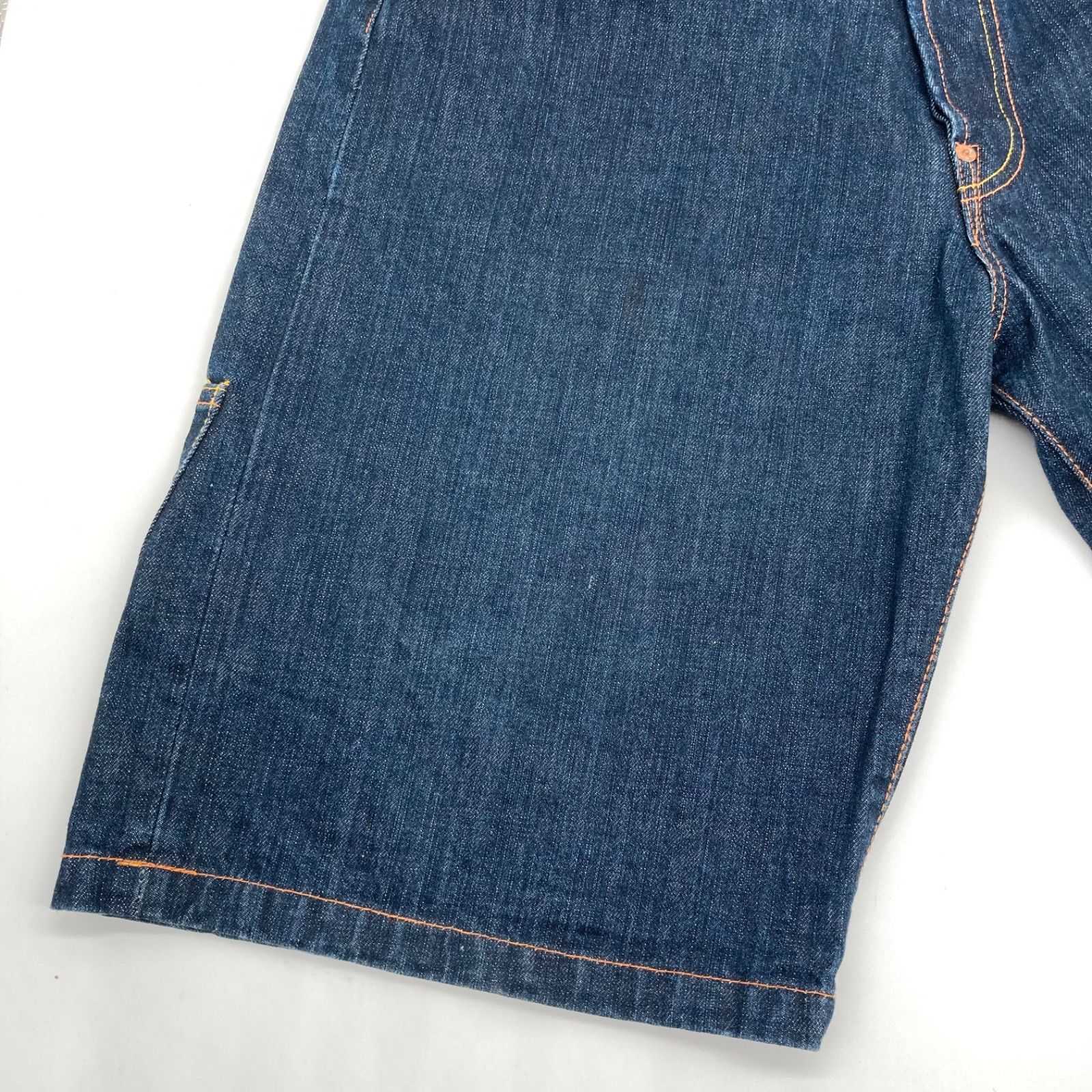 美品］EVISU エヴィス メニーポケット カモメ プリント ハーフ