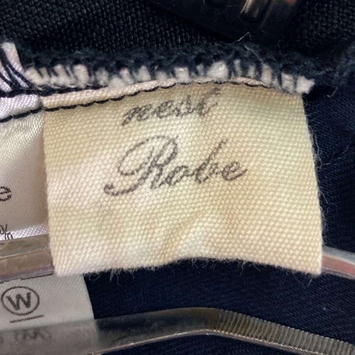 ☆nest Robe ネストローブ リネン サルエルパンツ ブラック size