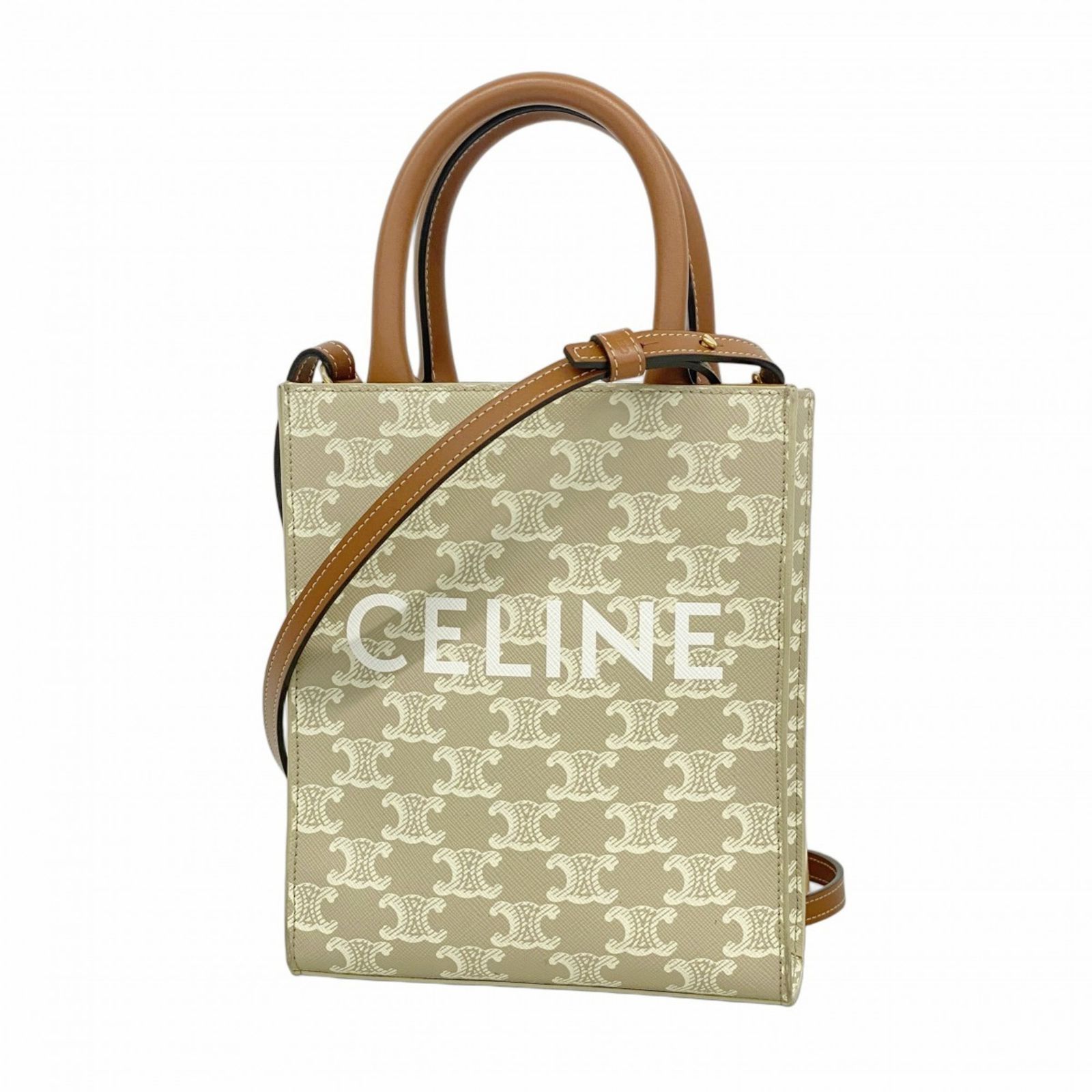 セリーヌ CELINE ブラウン トートバッグ セリーヌ CELINE トートバッグ ショルダーバッグ ミニカバ