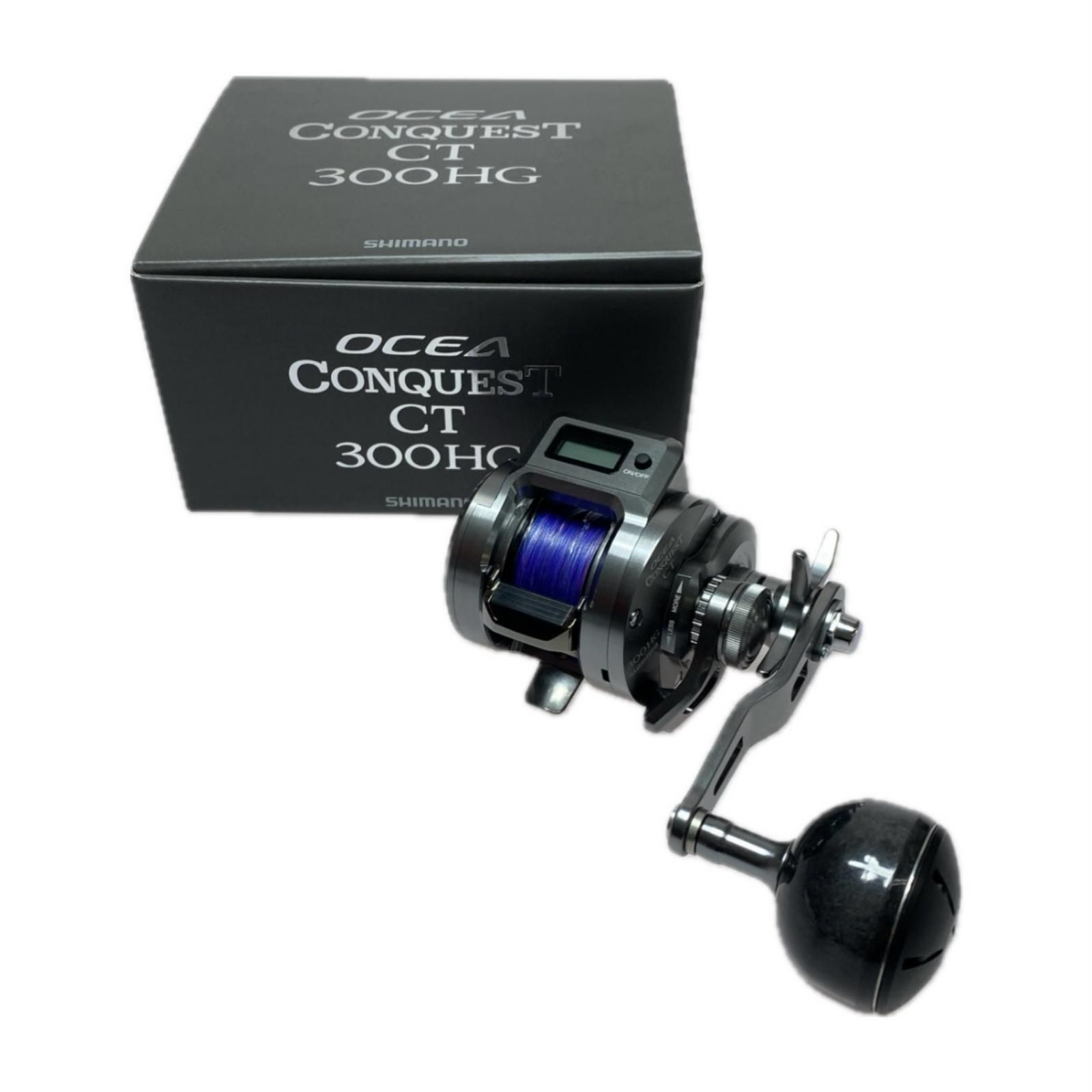 §§SHIMANO シマノ 24オシアコンクエストCT 300HG 046710 両軸リール 程度B