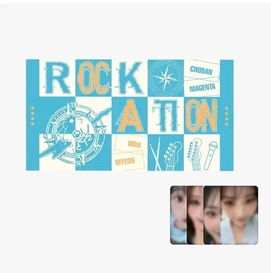 QWER ROCKATION BEACH TOWEL