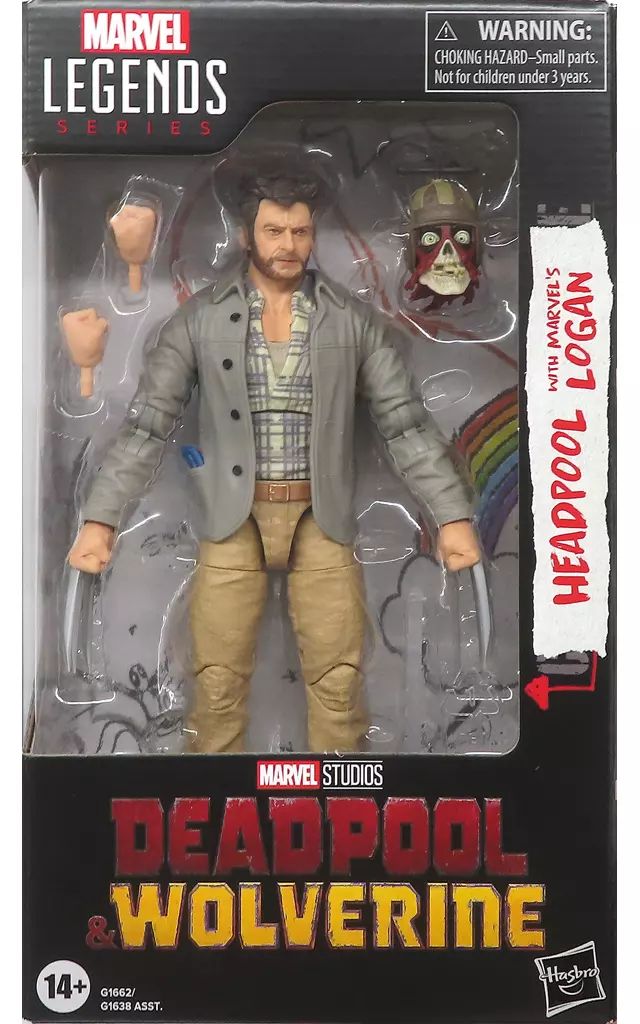 MARVEL LEGENDS デッドプール・ウルヴァリン・ヘッドプール・ローガン