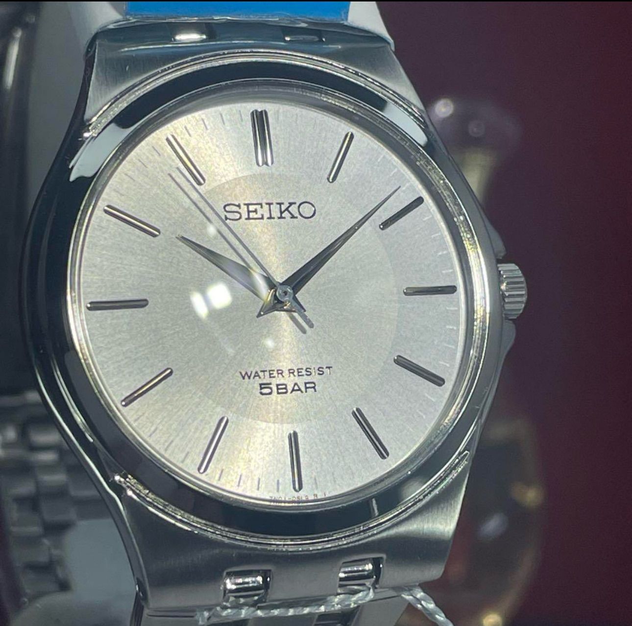 未使用 SEIKO スピリット QUARTZ 電池交換済 純正SSベルト 腕時計 ☆未使用 SEIKO SPIRIT クォーツ 電池交換済 純正SSベルト