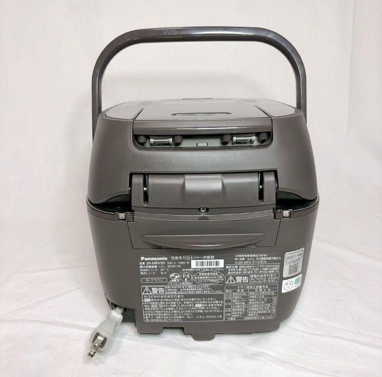 Panasonic 可変圧力IHジャー炊飯器 SR-MPA101 - メルカリ