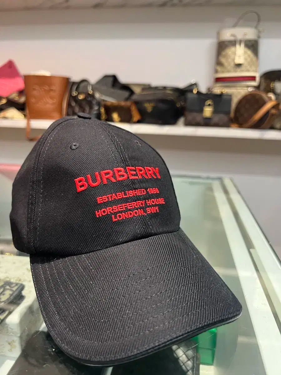 バーバリー キャップ 帽子 ブラック BURBERRY BASEBALL CAP BLACK