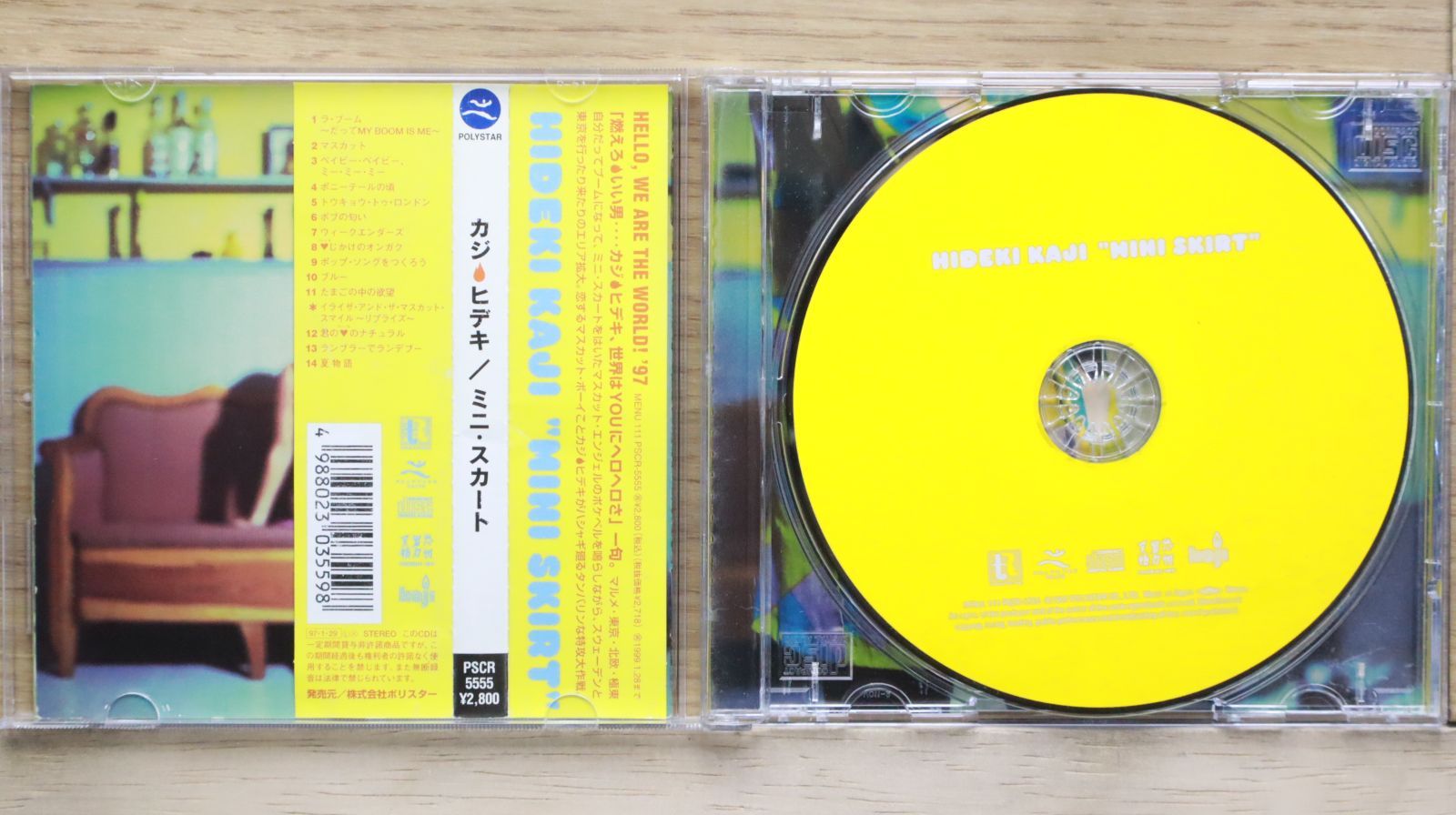 国内盤CD☆カジヒデキ/kaji hideki□ MINI SKIRT 【PSCR5555