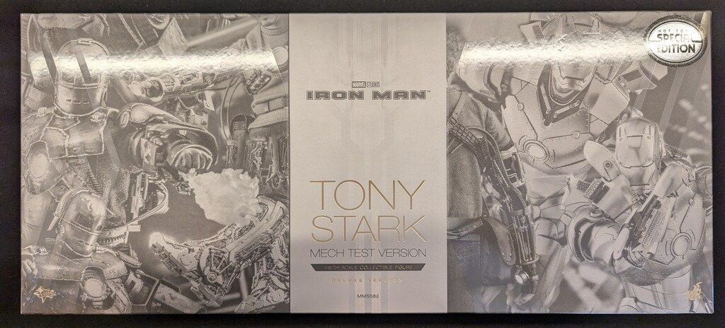 HOTTOYS MOVIE MASTERPIECE TONY STARK / MECH TEST VERSION / SPECIAL EDITION MMS582