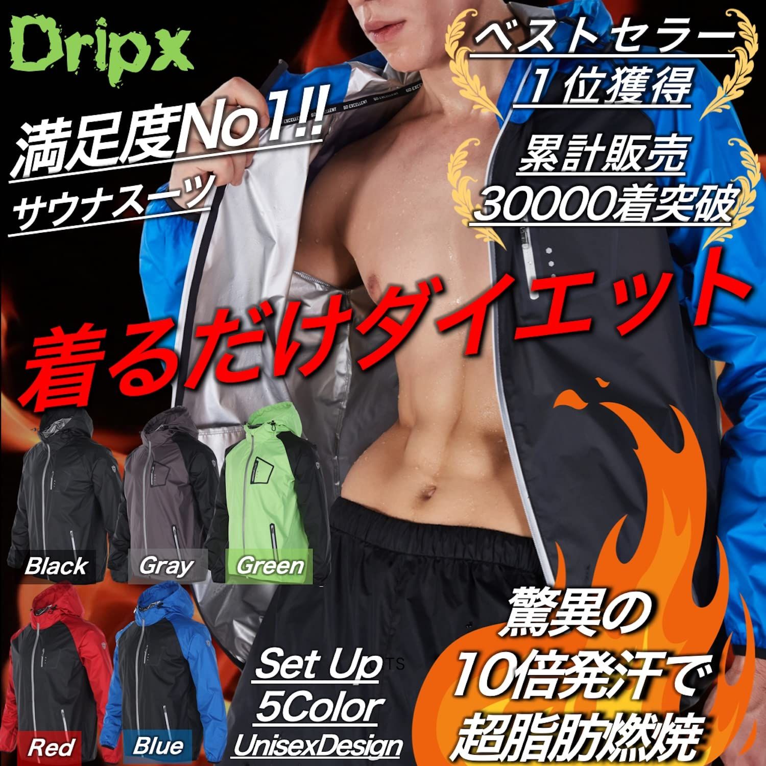 Dripx サウナスーツ
