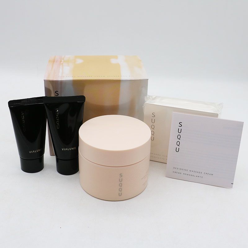 【新品】SUQQU /デザイニング マッサージ クリーム 春来香 キット 春を感じる限定の香り、家でエステ感覚のマッサージキットの