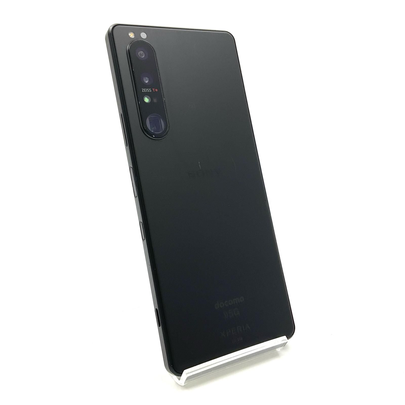 美品☆SONY XPERIA 1III フロストブラック docomo（ムスビー