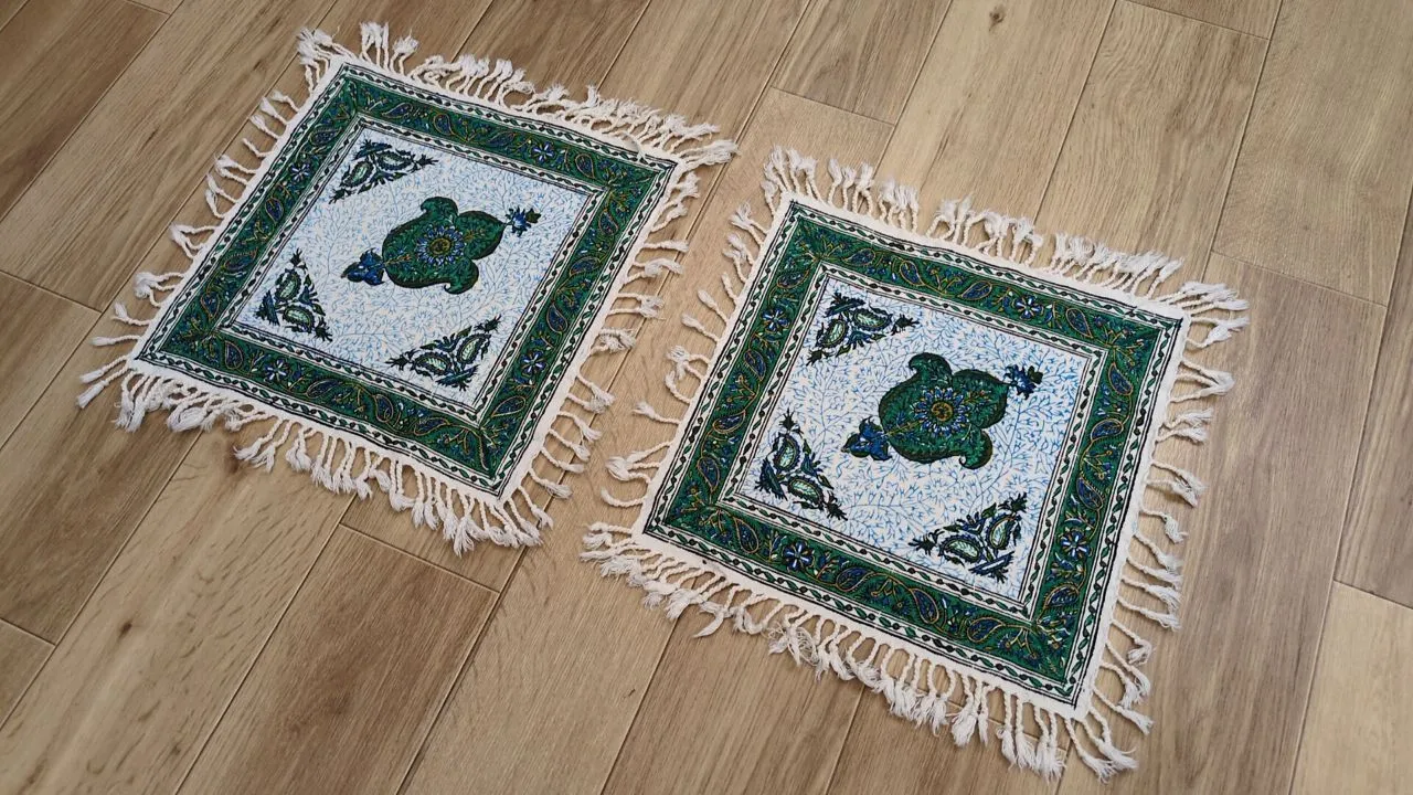 【中東民藝】ペルシャ更紗　ランチョンマット 中東民藝】ペルシャ更紗 ランチョンマット 【公式通販】