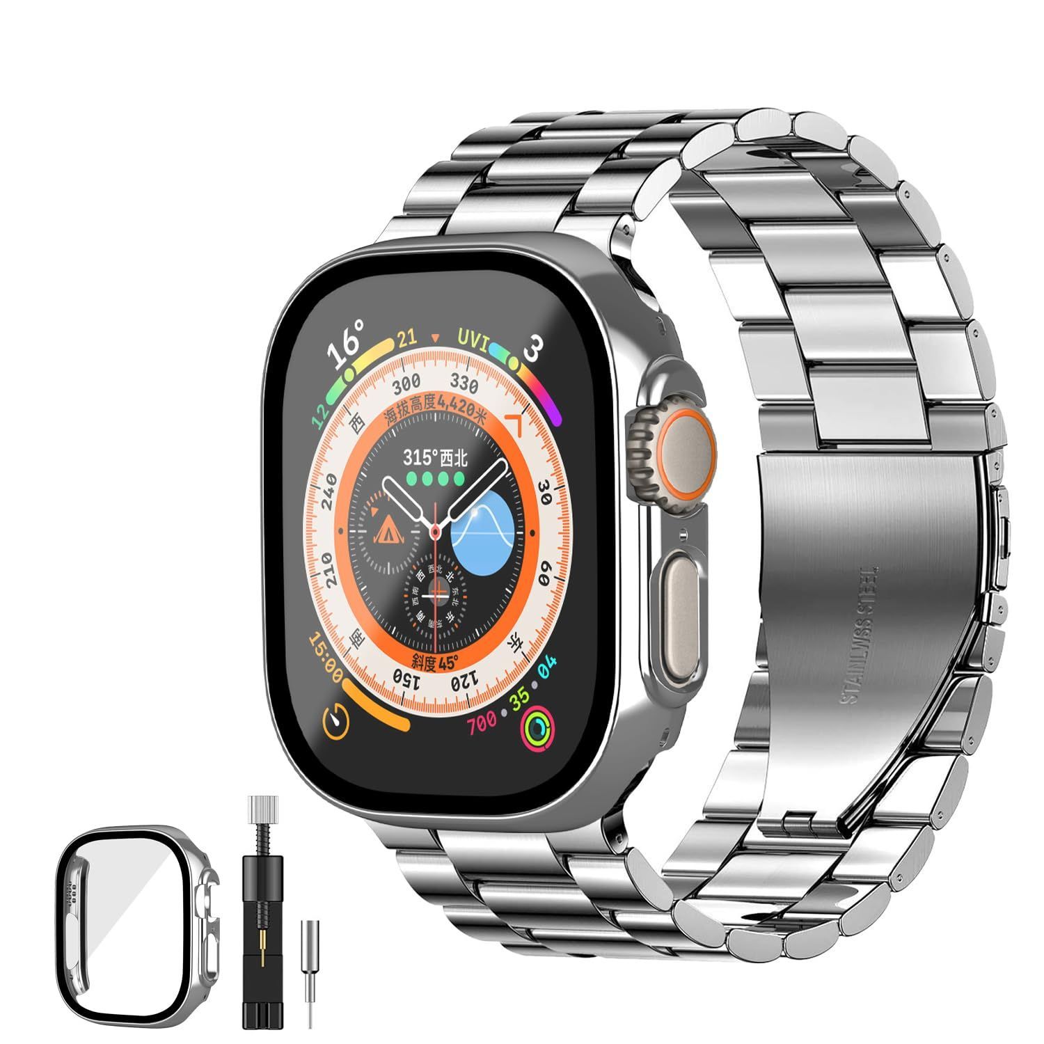 新品 Apple Watch Ultra2/Ultraバンド for 保護ケース付き 新品 Apple Watch Ultra2/Ultraバンド for 保護ケース付き