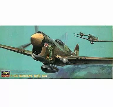 中古】プラモデル 1/72 P-40E ウォーホーク ”ノーズアート