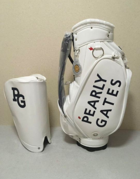 新品 パーリーゲイツ 限定品 キャディバッグ 白 パーリーゲイツ