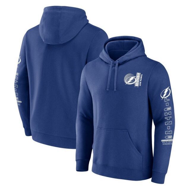 売れ筋商品|||ファナティクス パーカー・スウェットシャツ アウター レディース Men's Blue Tampa Bay Lightning Authentic Pro Pullover Hoodie Blue 送料無料】 ファナティクス メンズ Tシャツ トップス Men's
