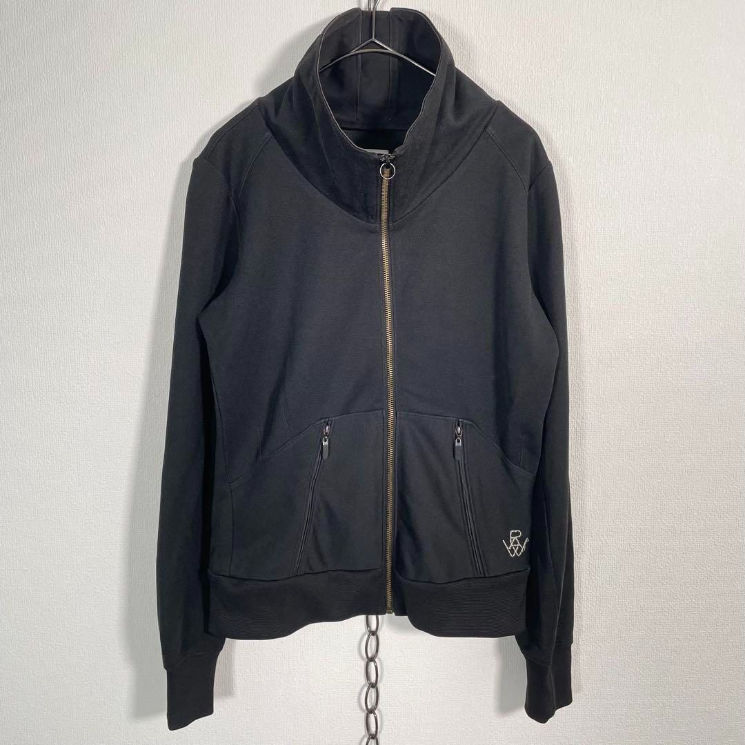 00s G-STAR RAW Women トラックジャケット ジャージ ブルゾン ブラック 