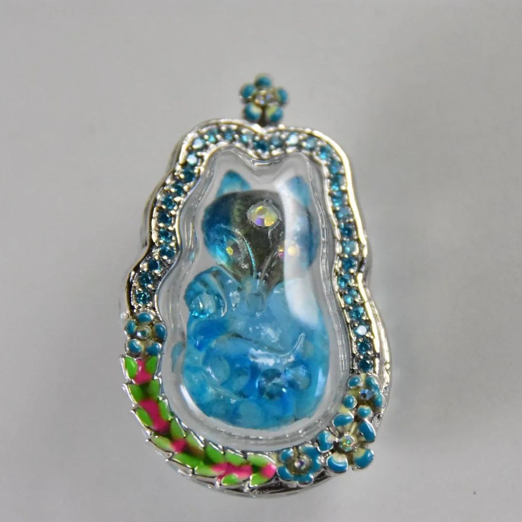 プラクルアン AJコム師 九尾の狐 ジンジョークカオハン 魅力 恋愛 御守り タイ呪物 呪符 ジンジョークカオハン 九尾の狐 プラクルアン 恋愛運