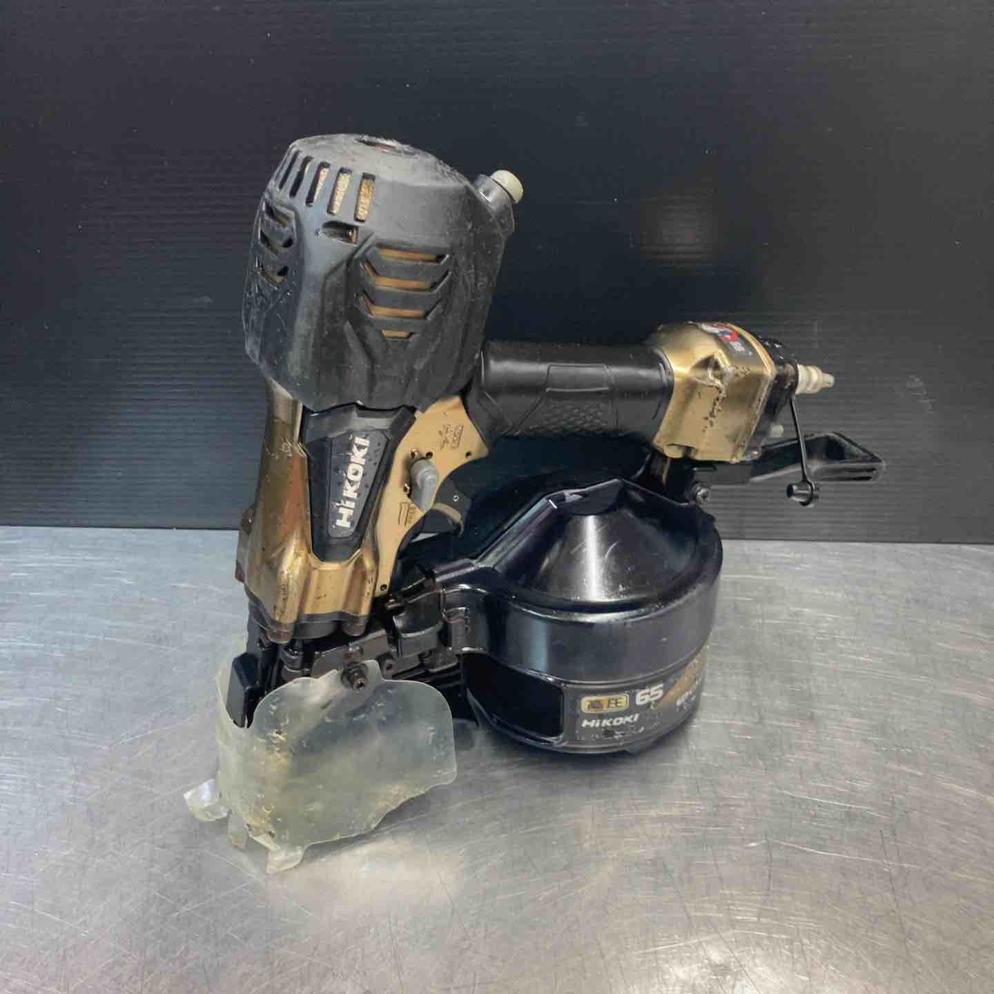 品 ハイコーキ HIKOKI 旧 日立工機 65mm高圧エア釘打ち機 NV65HR2 S 動作 済み 東大和店