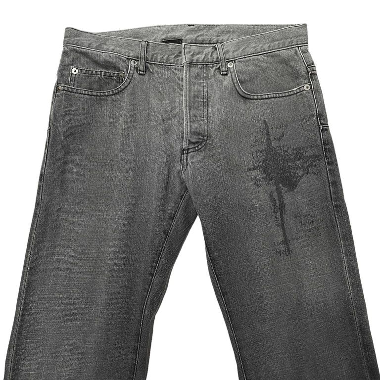 Dior Homme by KRIS VAN ASSCHE 09AW バスキアプリントジェイクデニム