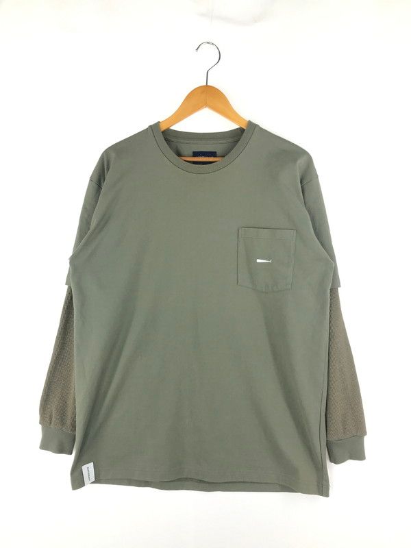 【メンズ】 DESCENDANT ディセンダント MILITIA LAYERED TEE ミリティア レイヤード ロングスリーブ Tシャツ 長袖Tシャツ  【142-250202-hi-01-TAG】