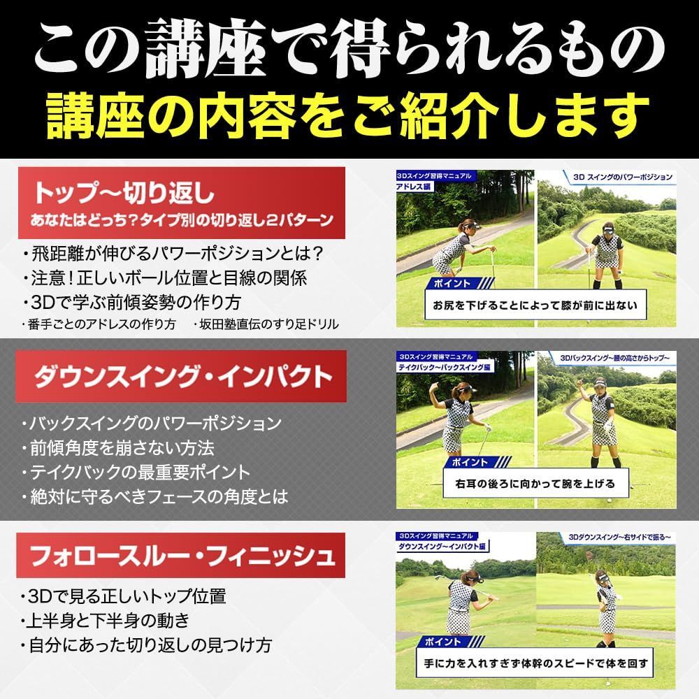 新品 力に頼らず250yds飛ばす 3Dスイング習得マニュアル 数量限定】力に頼らず250yds飛ばす3Dスイング習得マニュアル GOLFavo
