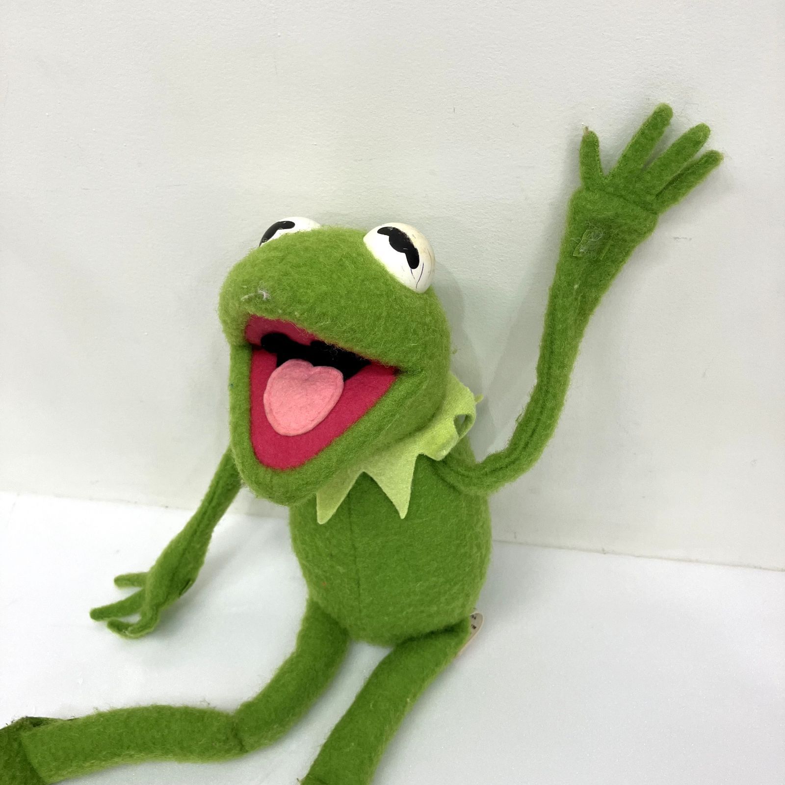 70s 1978年製 セサミストリート カーミット ぬいぐるみ 45cm 70s カーミット Kermit the Frog マペットショー セサミ