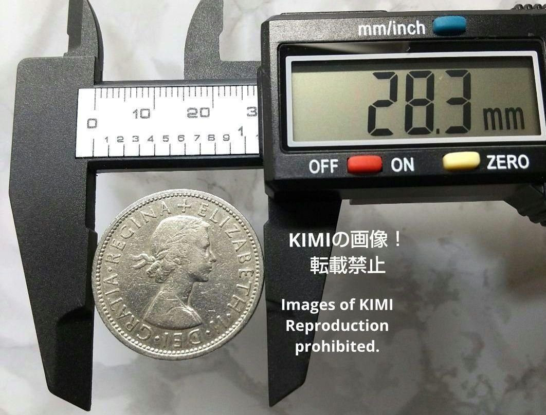 2シリング硬貨 1966年 エリザベス2世 イギリス 貨幣 コイン 古銭