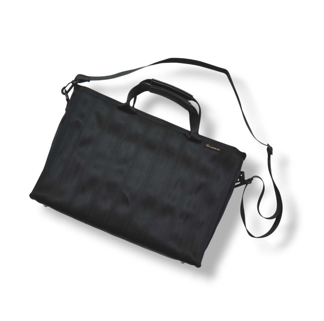 【新品】レクサス 黒 ナイロン ビジネスバッグ 美品】 レクサス LEXUS 2WAY ナイロン ブリーフケース ビジネス