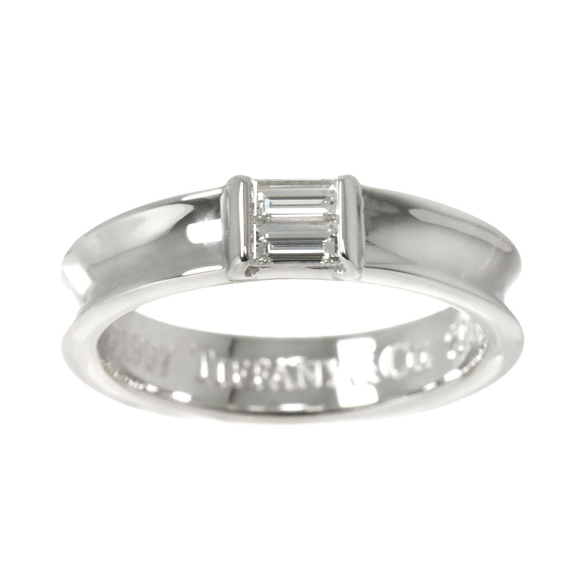 ティファニー TIFFANY-Co. 13号 リング ダイヤ K18 WG ホワイトゴールド 750 指輪 Diamond Ring 90294927