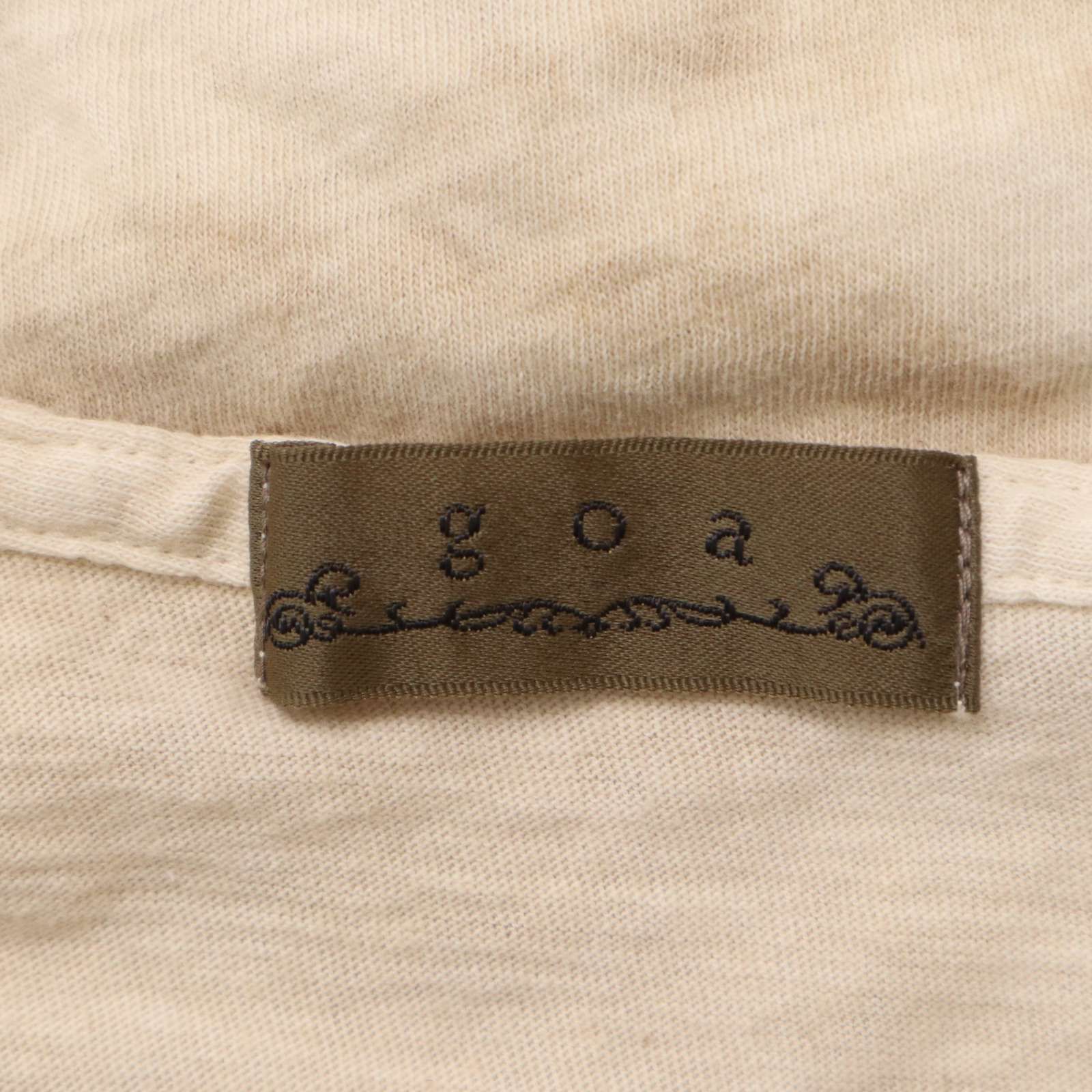 goa ゴア 春夏 汚し加工☆ フォトプリント カットオフ 半袖 T