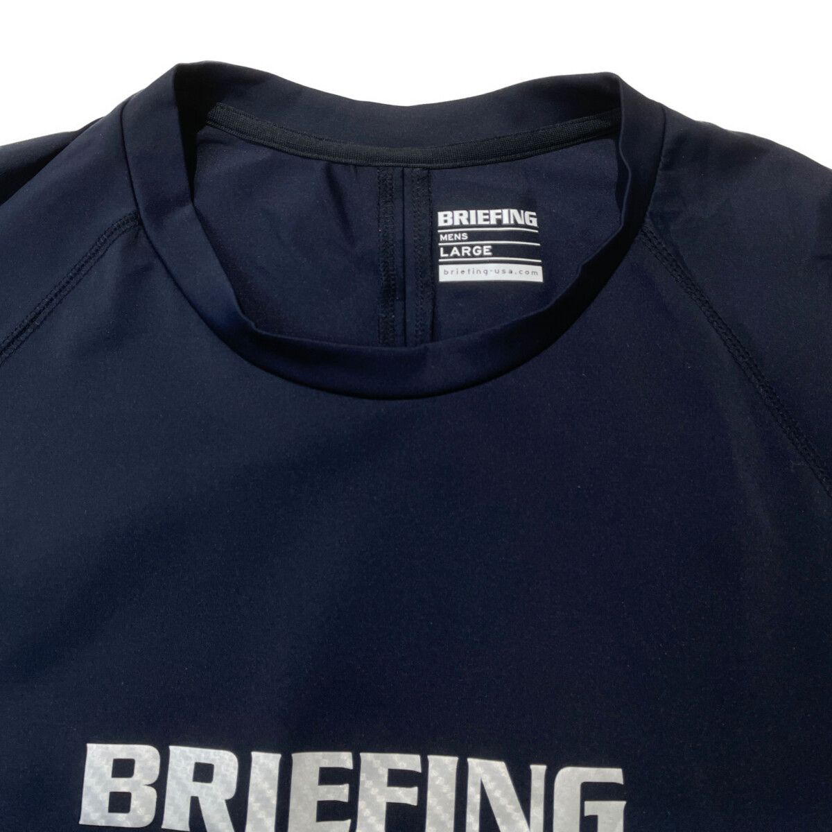 BRIEFING 半袖シャツ ネイビー Lサイズ ゴルフ メンズ ブリーフィング