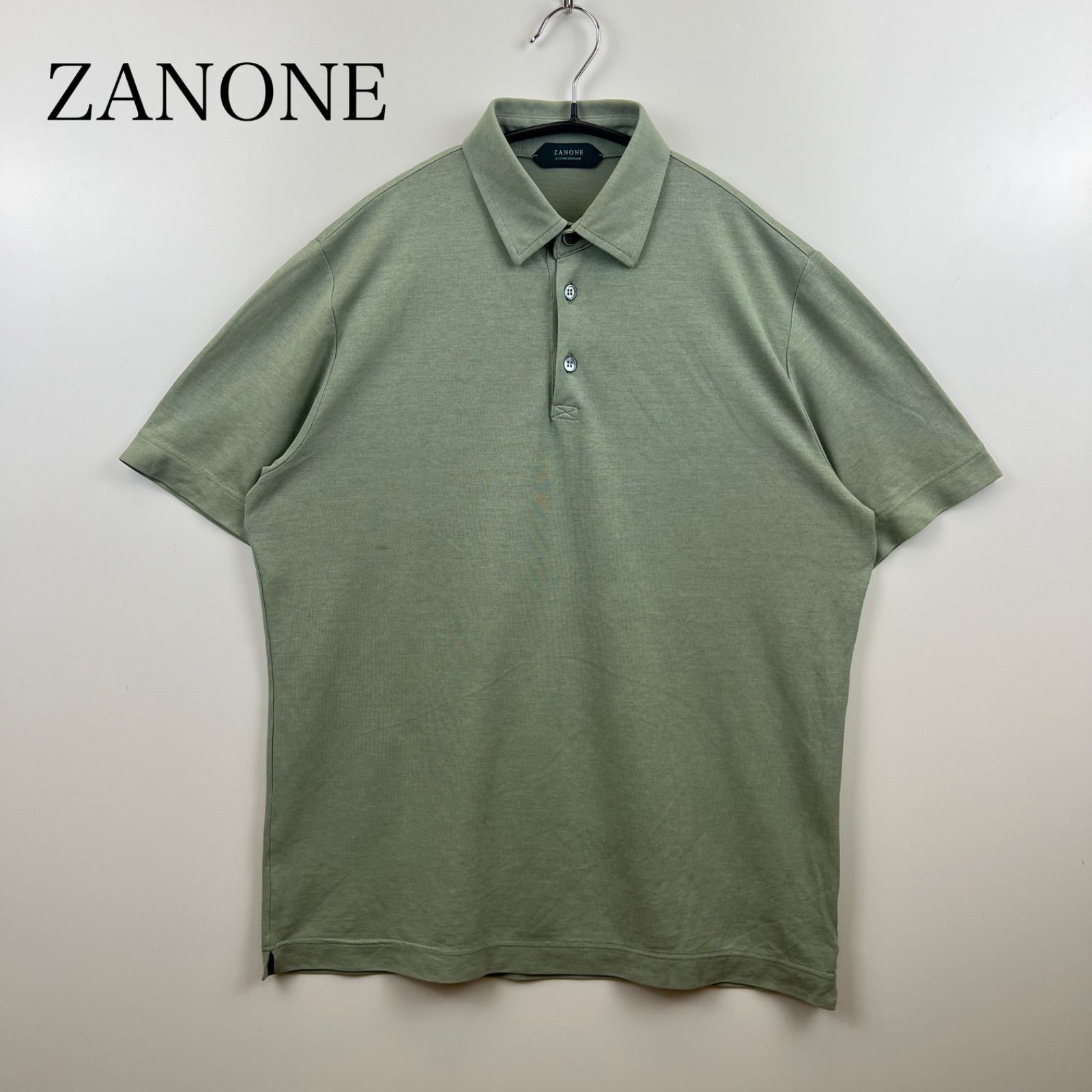 ZANONE SLOWEAR italy ICE cotton polo shirts 46 M ザノーネ