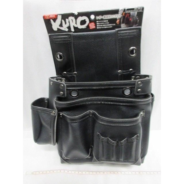 藤原産業 SK11 黒 釘袋 墨ツボ ホルダー付き SSL-NB-13 墨つぼ 墨壺