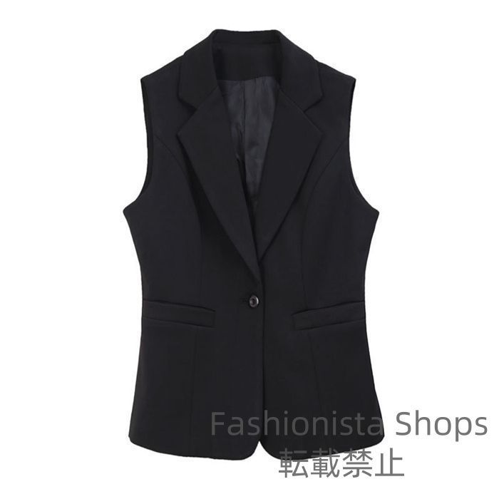 新品未使用】ジレ レディース ロングベスト 卒業式 入学式 フォーマル  