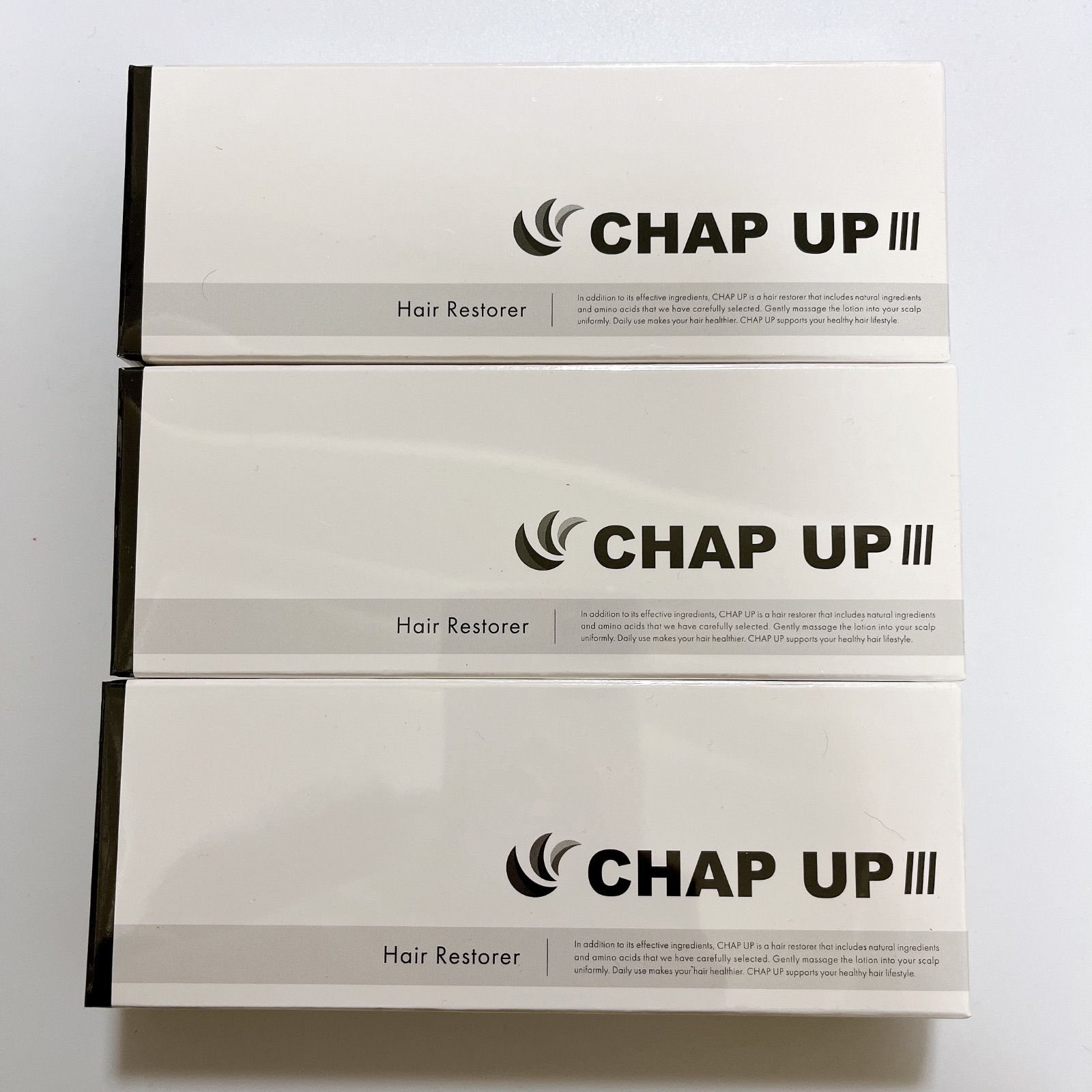 新品【CHAP UP チャップアップ】3本セット 薬用育毛剤 ローション