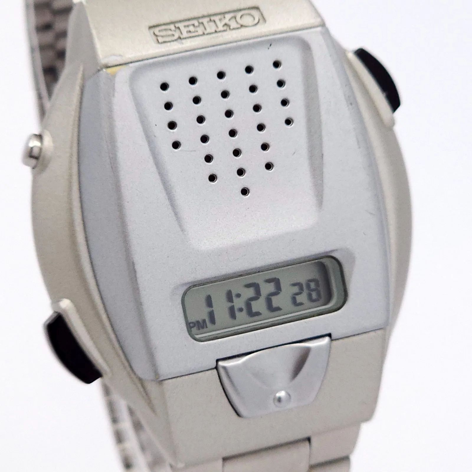 SEIKO セイコー スピークタイム A860-4001 QZ 動作品 トーキング