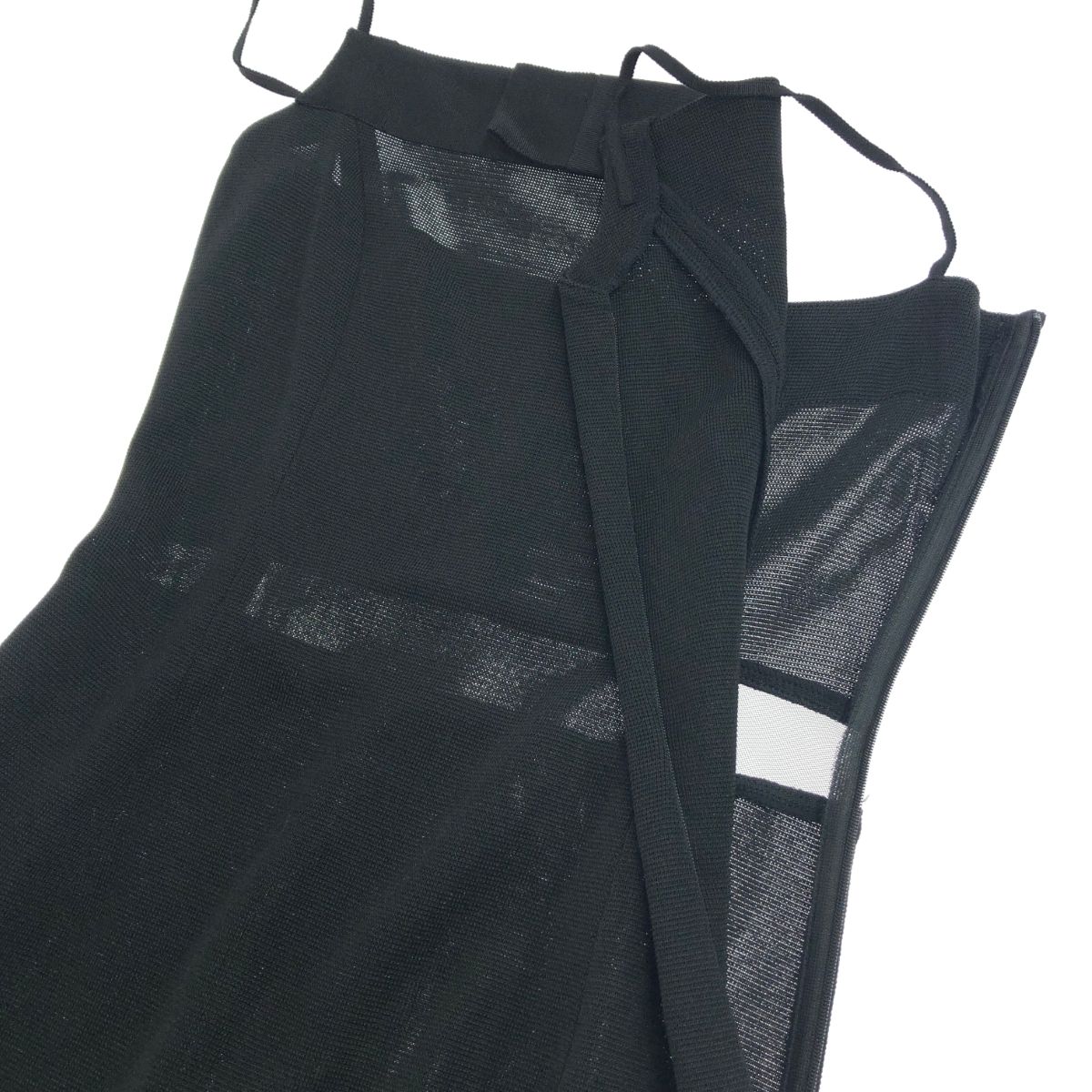 FOXEY フォクシー ワンピース バックリボン 黒 38 FOXEY BOUTIQUE フォクシーブティック ワンピース サイズ:38