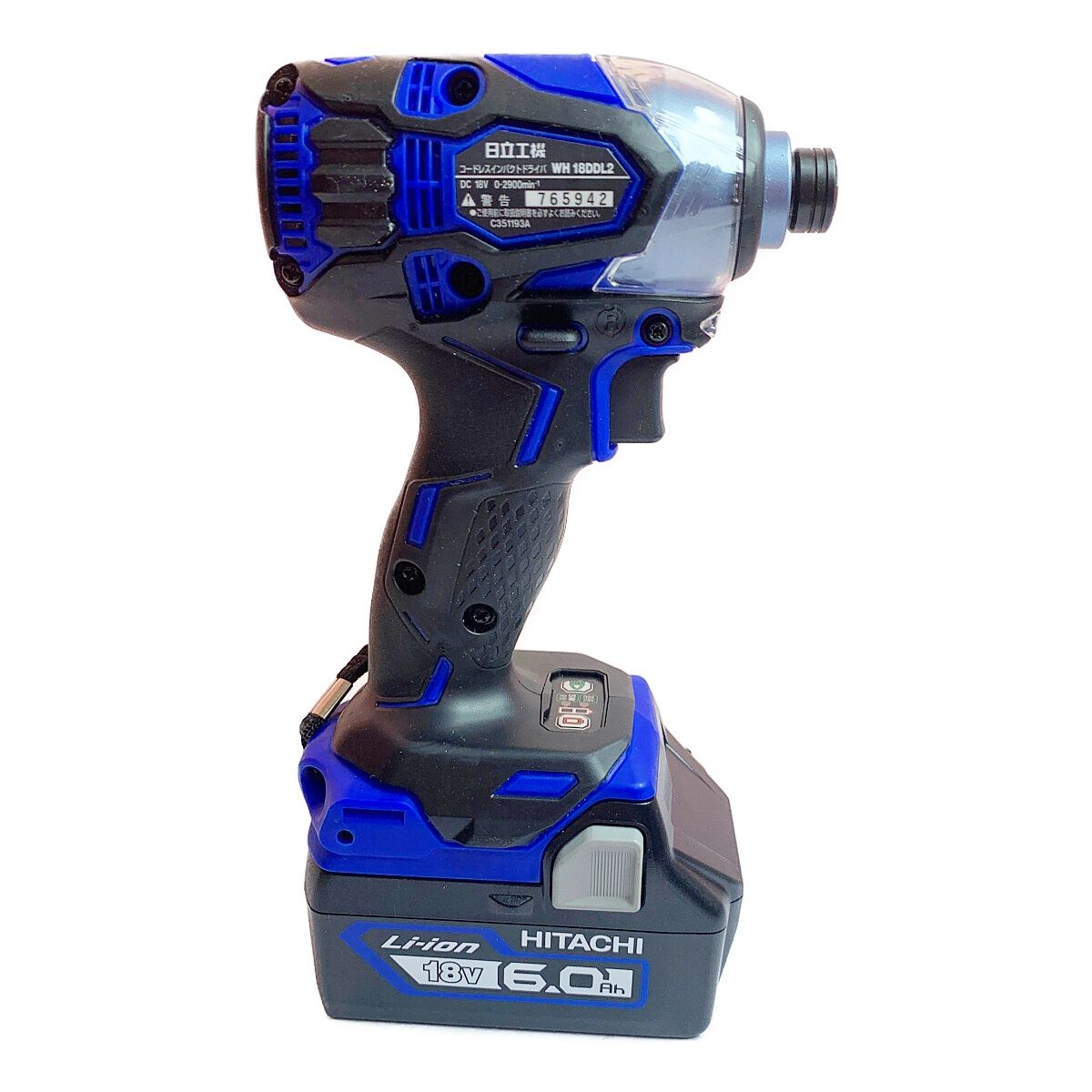 WH18DDL2 特別限定品 18v 6.0Ah 日立 バッテリー3個 部品 