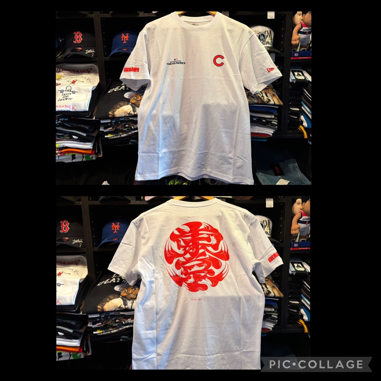 NEW ERA 半袖 コットン Tシャツ MLB TOKYO SERIES 2025 シカゴ・カブス 