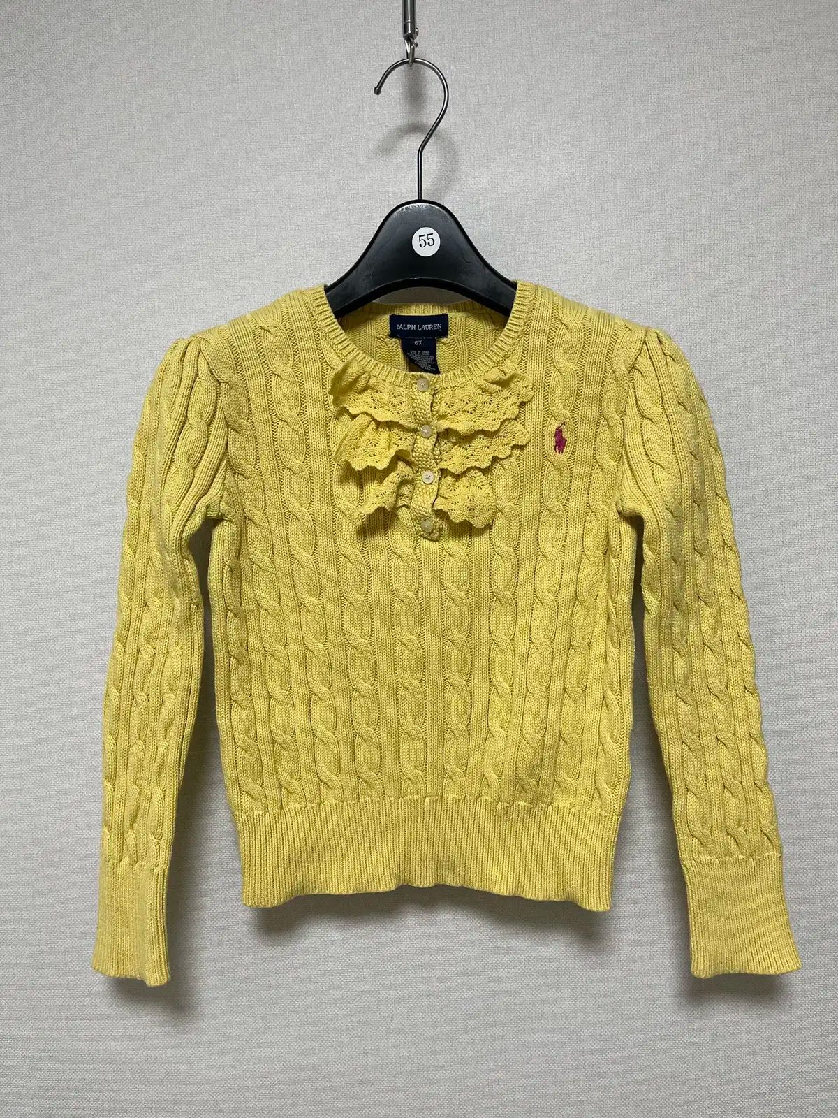 【雷市場（ポンジャン）商品韓国直送】 POLO RALPH LAUREN(ポロラルフローレン) キッズ ケーブルニット 6X