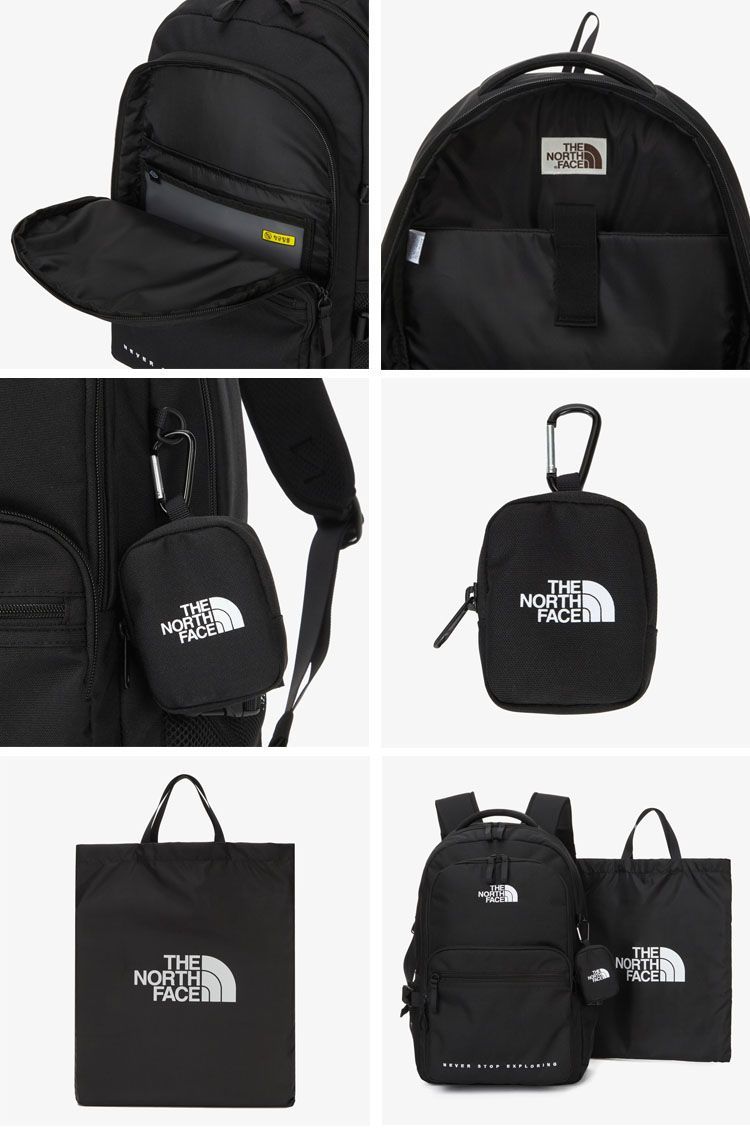 【全新品】ザ・ノース・フェイス  THE NORTH FACE DUAL POCKET BACKPACK リュック NM2DN03J 4色 BLACK