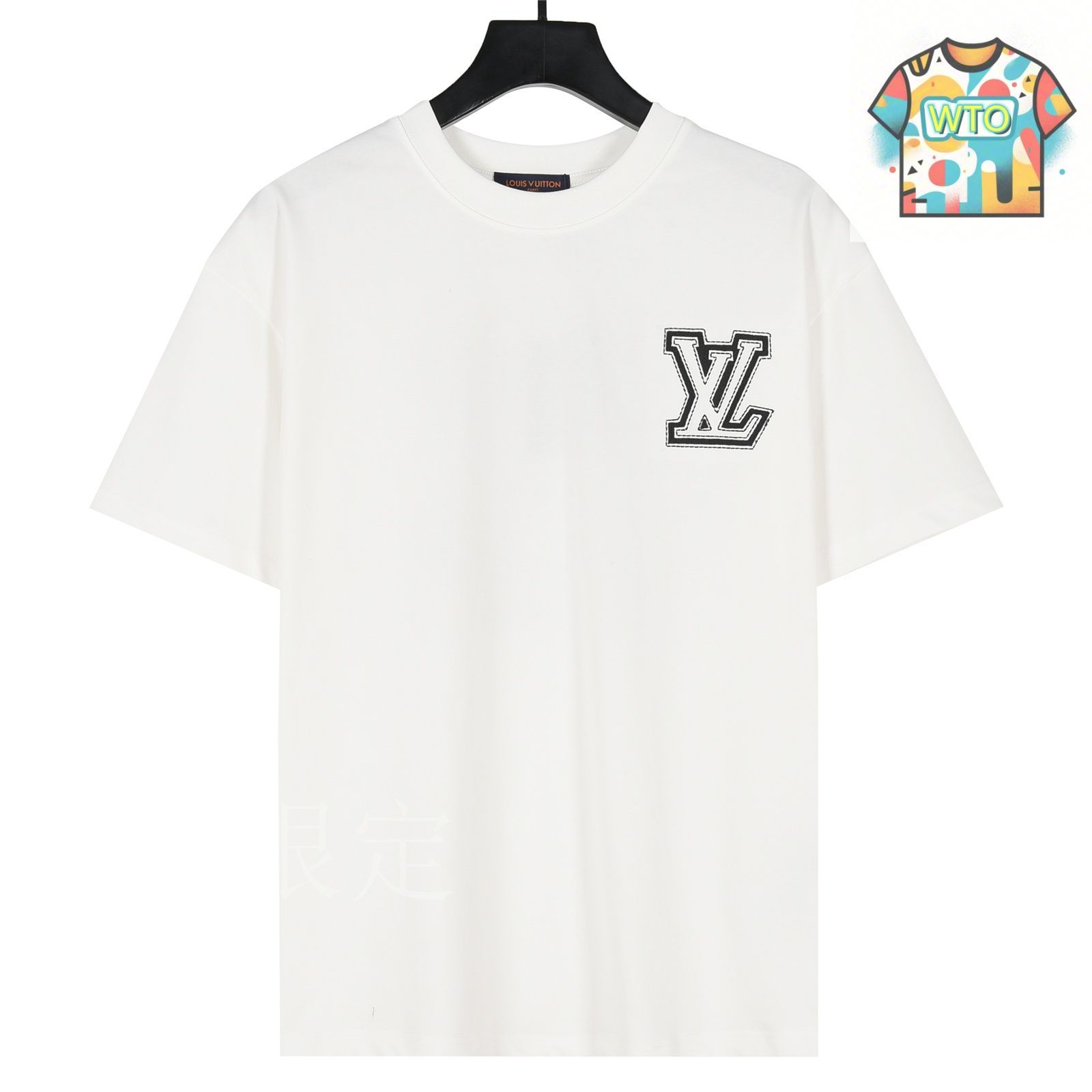 今日特価】Louis Vuitton ルイ・ヴィトン 25ss 刺繍ロゴ T