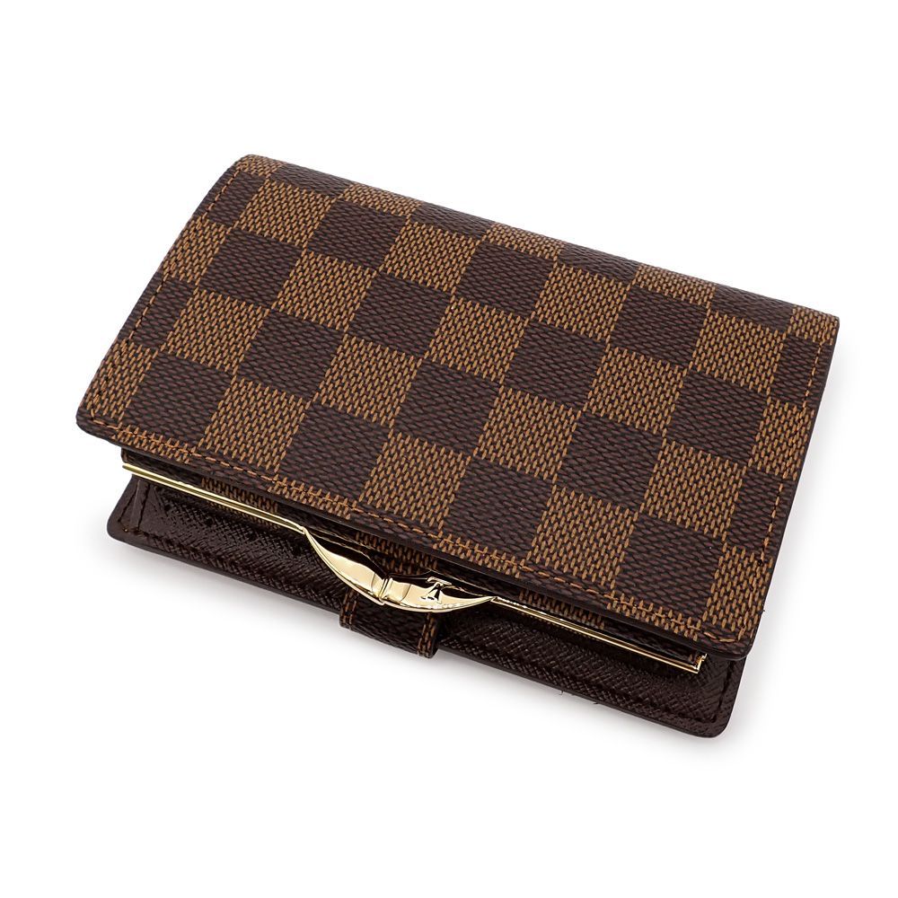 チー☆【新型極美品】ルイヴィトン ダミエ ポルトフォイユ ヴィエノワ 新型・使用感少】ルイヴィトン ダミエ ポルトフォイユ ヴィエノワ 折り
