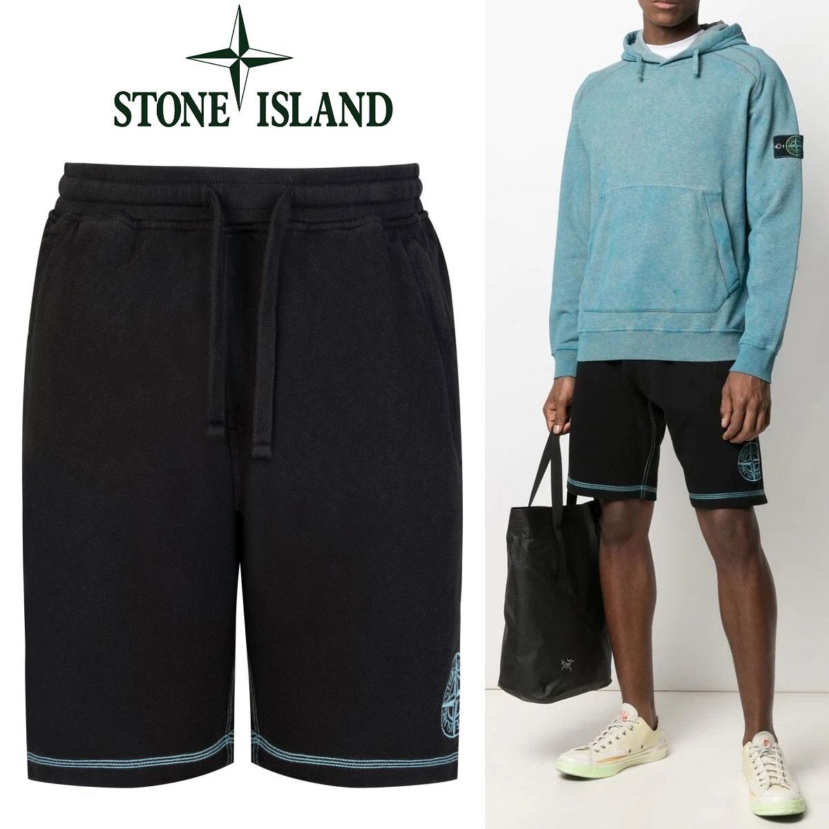 10 STONE ISLAND ストーンアイランド 741561259 V0029 ブラック