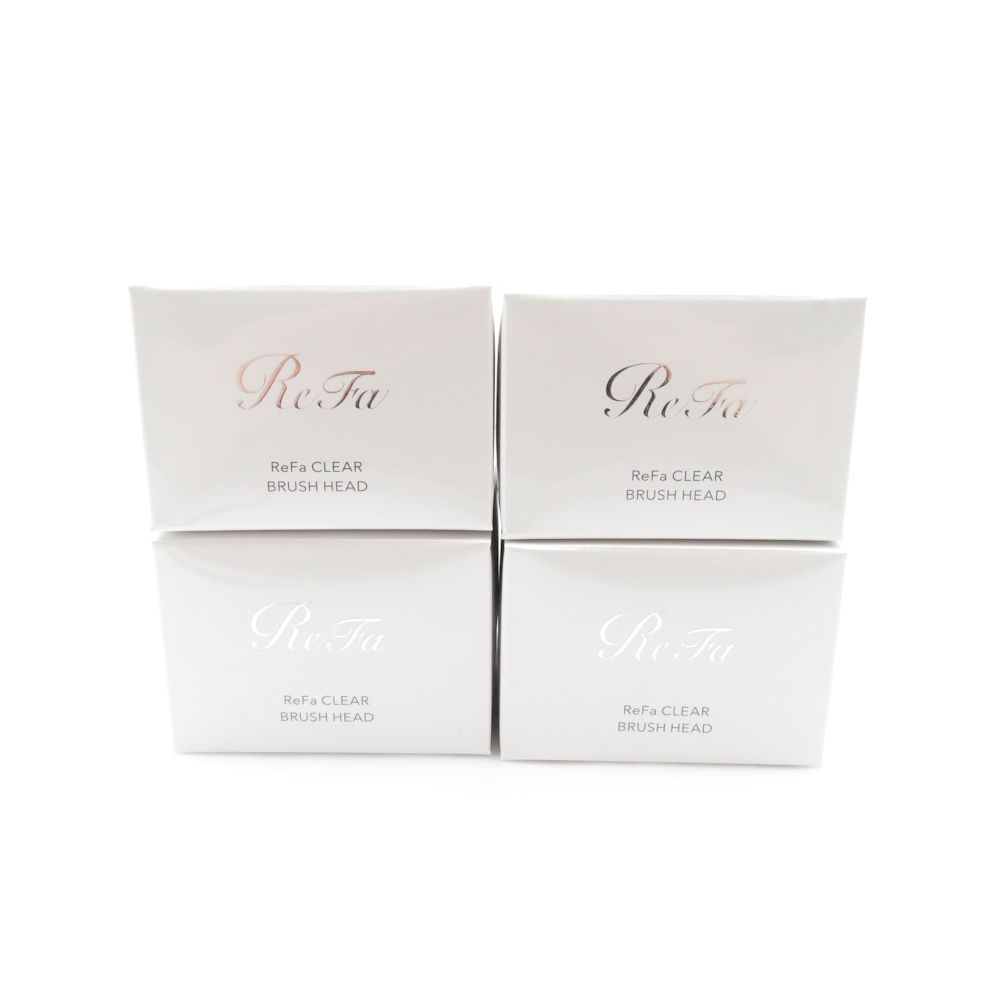 未使用 ReFa リファ ReFa CLEAR専用 クリア ブラシヘッド 4点 セット 熊野筆 BU4095Z