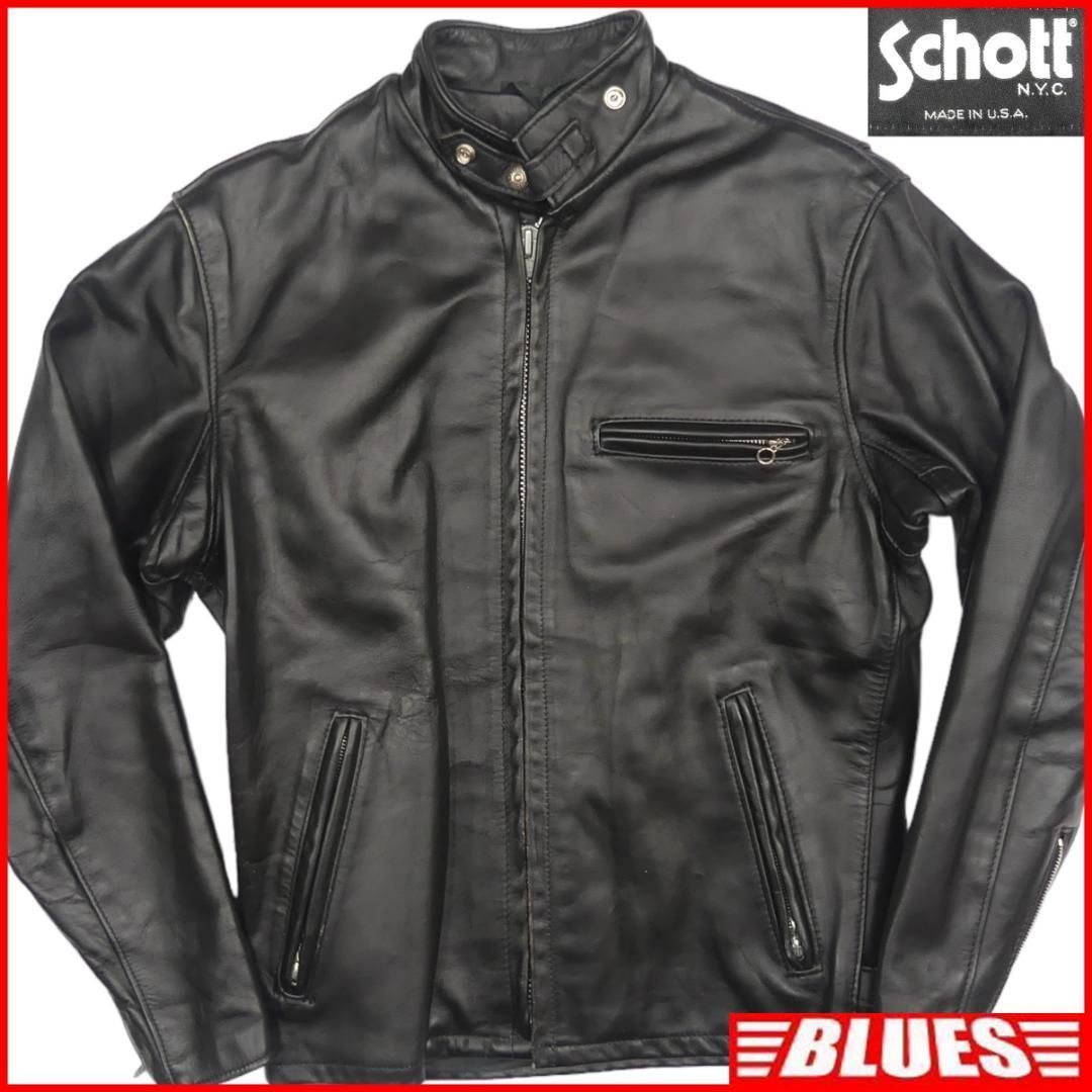 Schott ショット 641 ライダースジャケット 36シングルHH9523 - メルカリ