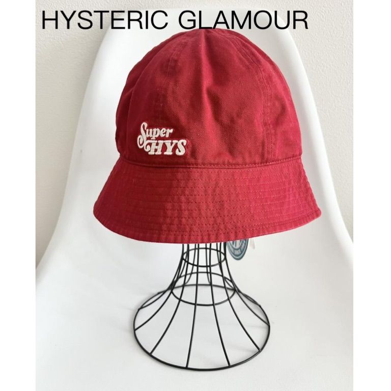 新品】HYSTERIC GLAMOUR☆SUPER HYS刺繍クロッシュハット（ロゴ