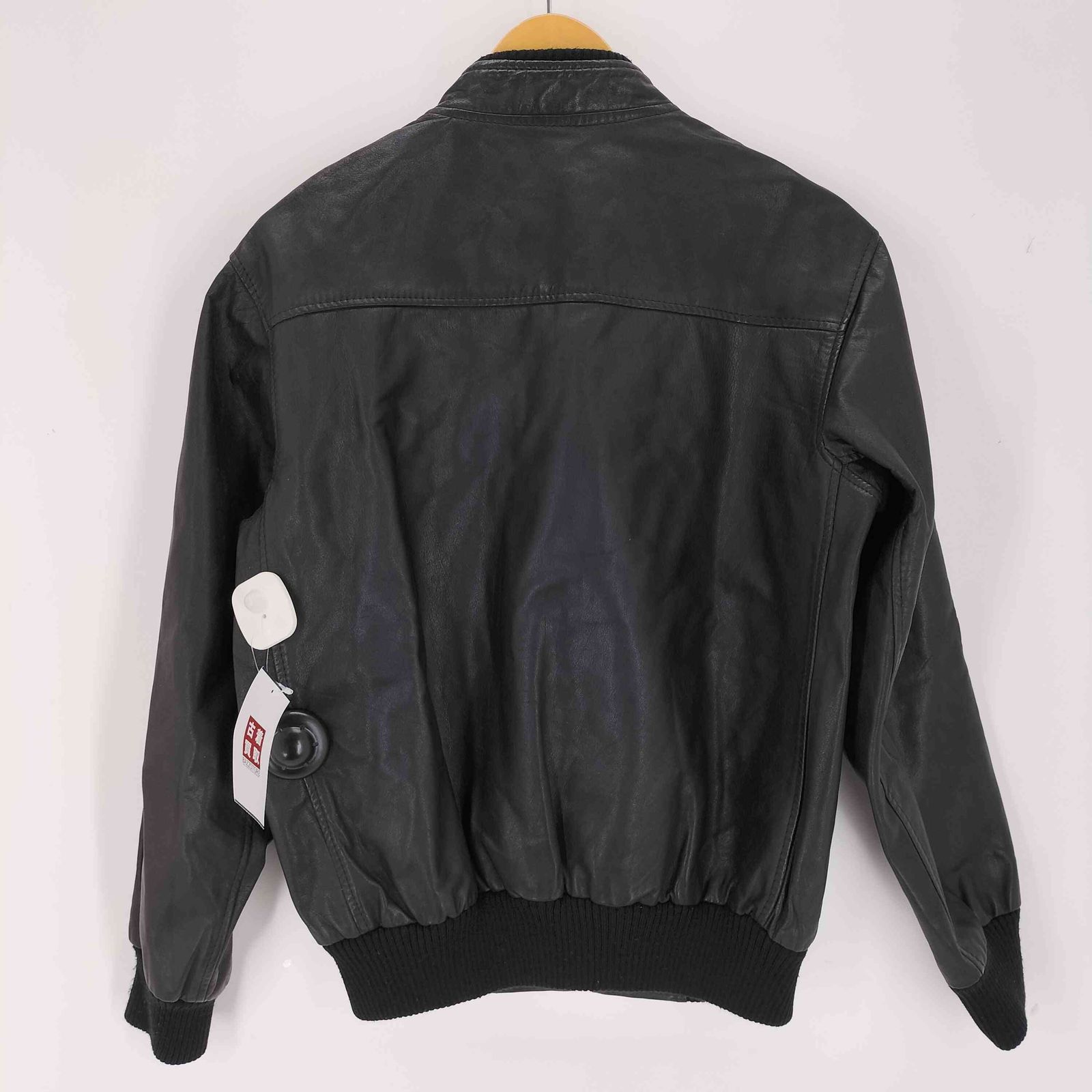 ユーズドフルギ USED古着 レザージップアップブルゾン メンズ L