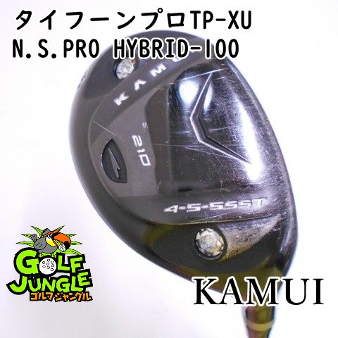 中古美品 カムイプロ タイフーン 限定ブラックモデル 3番ユーティリティ 中古美品 カムイプロ タイフーン 限定ブラックモデル 3番